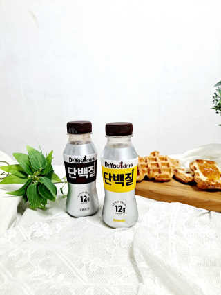 닥터유드링크 단백질 초코맛 and 바나나맛 — 4점을 준 리뷰어가 2020년 8월 올린 사용 사진