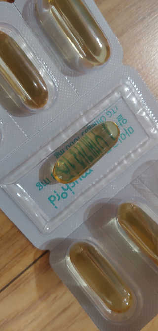 JW중외제약 마이코드 알티지 오메가3 1000 mg — 5점을 준 리뷰어가 2020년 9월 올린 사용 사진