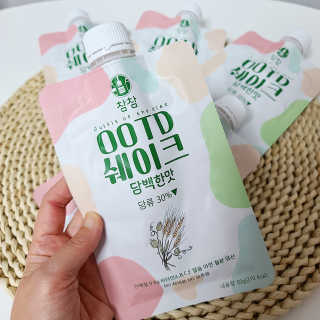 [꾸콤] 참참 OOTD쉐이크 담백한 일주일세트 50g x 5 — 5점을 준 리뷰어가 2020년 10월 올린 사용 사진