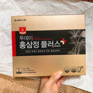서울약사신협_투데이홍삼정플러스스틱_10g x 30포 — 5점을 준 리뷰어가 2020년 11월 올린 사용 사진