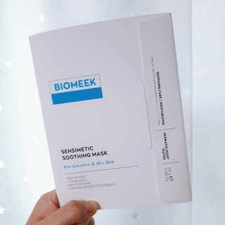 바이오믹 BIOMEEK SENSIMETIC SOOTHING MASK.S — 5점을 준 리뷰어가 2020년 6월 올린 사용 사진