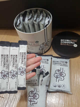 서울약사신협_FOS프리바이오틱스플러스쿠앤크_5gX100포 — 4점을 준 리뷰어가 2020년 5월 올린 사용 사진
