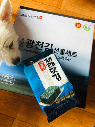 [중소기업유통센터 X 우수소상공인] 파도식품 식탁김 15g 15봉 — 5점을 준 리뷰어가 2020년 12월 올린 사용 사진