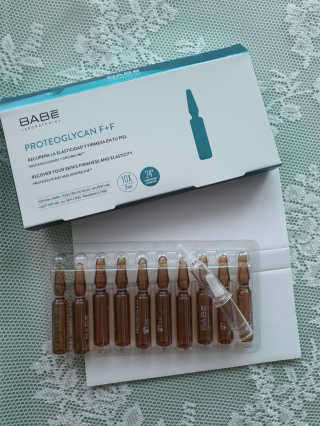 바베 BABE 바베 프로테오글리칸 F+F 앰플 솔루션 — 5점을 준 리뷰어가 2020년 8월 올린 사용 사진