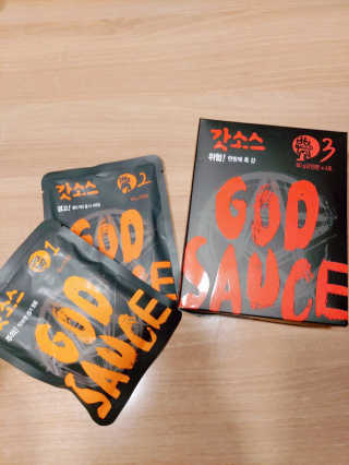 갓소스 만능양념소스 60gx4팩 1,2,3단계샘플러60gx3팩 — 5점을 준 리뷰어가 2020년 7월 올린 사용 사진