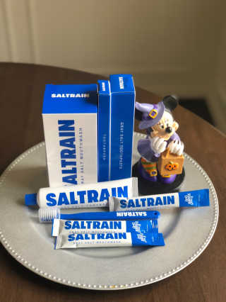 솔트레인 SALTRAIN 그레이 솔트 덴탈 케어 세트 — 5점을 준 리뷰어가 2020년 10월 올린 사용 사진