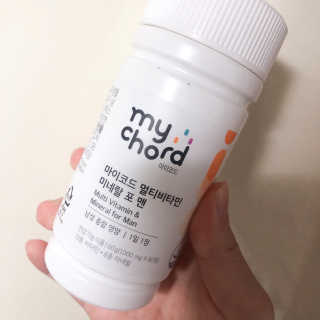 JW중외제약 마이코드 멀티비타민미네랄 포 맨 — 5점을 준 리뷰어가 2020년 7월 올린 사용 사진