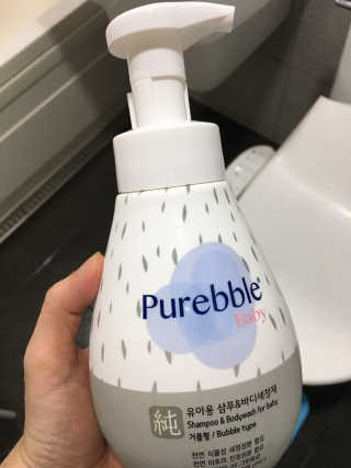 Purebble [퓨어블] 베이비 샴푸/바디워시 500ml — 4점을 준 리뷰어가 2020년 7월 올린 사용 사진