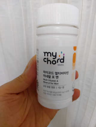 JW중외제약 마이코드 멀티비타민미네랄 포 맨 — 5점을 준 리뷰어가 2020년 7월 올린 사용 사진