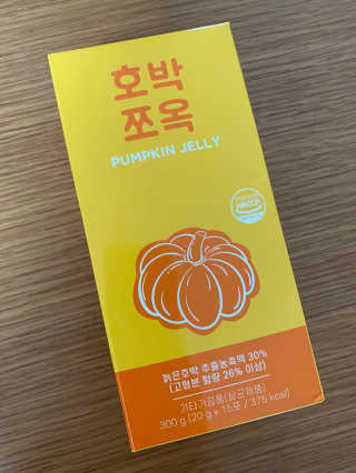 조은약초 국산 늙은 호박즙 호박쪼옥 젤리 20g x 15포 — 5점을 준 리뷰어가 2020년 7월 올린 사용 사진