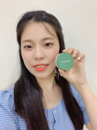본다움 빠이빠이 세범 파우더 — 3점을 준 리뷰어가 2020년 7월 올린 사용 사진