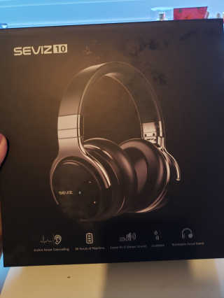 SEVIZ Bluetooth Headphones 10 3color — 5점을 준 리뷰어가 2020년 8월 올린 사용 사진