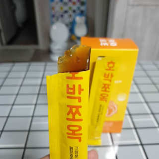 조은약초 국산 늙은 호박즙 호박쪼옥 젤리 20g x 15포 — 5점을 준 리뷰어가 2020년 8월 올린 사용 사진