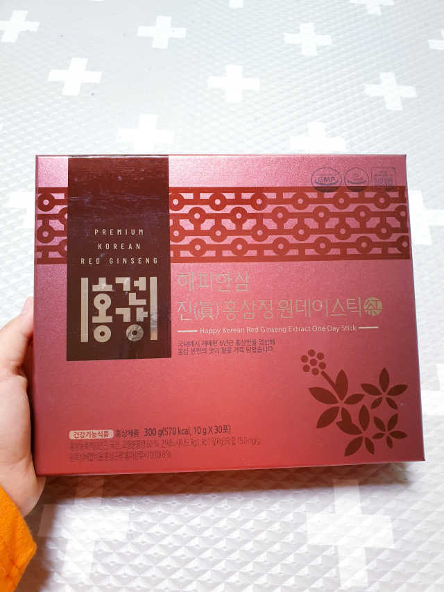 해피한삼 진 홍삼정 원데이스틱 10g x 30포 리뷰 사진
