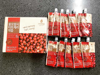 자연에온 몽모랑시 타트체리 착즙 100mL 10개입 2BOX — 5점을 준 리뷰어가 2020년 10월 올린 사용 사진