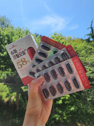 메이준뉴트리 슈퍼 크릴 오일58 1000mg x 30캡슐 — 5점을 준 리뷰어가 2020년 5월 올린 사용 사진