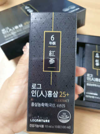 로그네이처 로그 인 홍삼 25+ — 5점을 준 리뷰어가 2020년 6월 올린 사용 사진