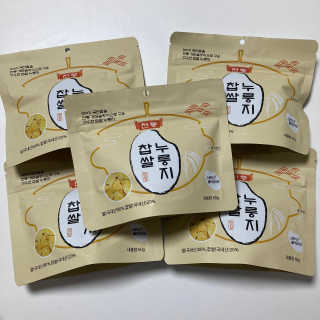 [꾸콤] 참참 전통 찹쌀 누룽지 일주일세트 60g x 5 — 5점을 준 리뷰어가 2020년 10월 올린 사용 사진