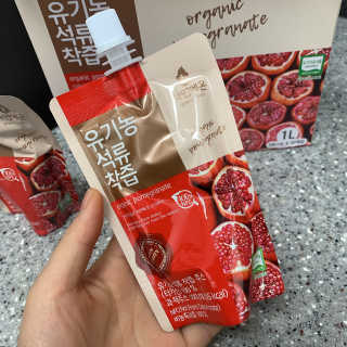 자연에온 유기농 석류 착즙 100mL 10개입 2BOX — 5점을 준 리뷰어가 2020년 12월 올린 사용 사진