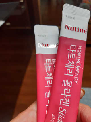 뉴틴 타트체리 콜라겐 스틱 20g X 30포 — 4점을 준 리뷰어가 2020년 7월 올린 사용 사진