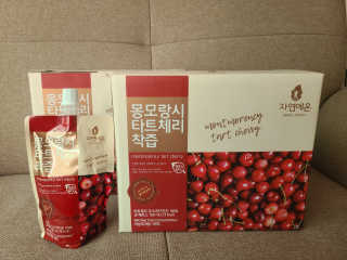 자연에온 몽모랑시 타트체리 착즙 100mL 10개입 2BOX — 5점을 준 리뷰어가 2020년 10월 올린 사용 사진