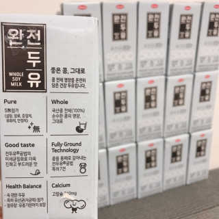 세상간단 완전푸드 [완전두유] 5종 — 5점을 준 리뷰어가 2020년 4월 올린 사용 사진