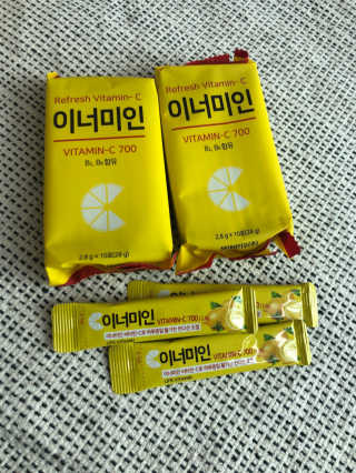 이너미인 VITAMIN-C 700 — 5점을 준 리뷰어가 2020년 9월 올린 사용 사진