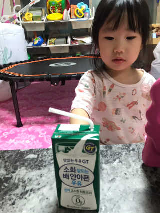 남양유업 소화잘되는 배안아픈 우유 멸균 12EA — 5점을 준 리뷰어가 2020년 12월 올린 사용 사진