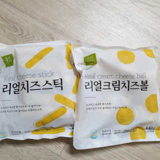 가치식탁 리얼치즈스틱, 리얼크림치즈볼 — 5점을 준 리뷰어가 2020년 5월 올린 사용 사진
