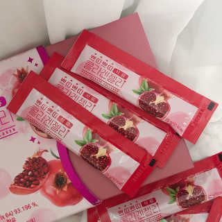 헬스업_쁘띠쁘띠석류콜라겐젤리_20g x 14포 — 5점을 준 리뷰어가 2020년 8월 올린 사용 사진