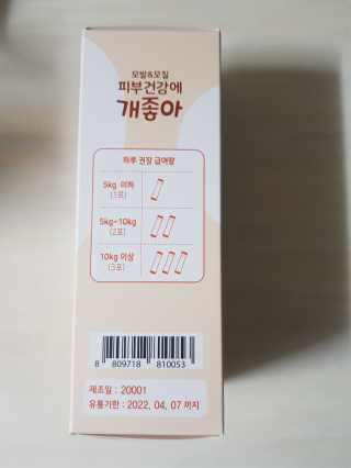 My Pet Care 모발과 모질 피부건강에 개좋아 — 5점을 준 리뷰어가 2020년 11월 올린 사용 사진