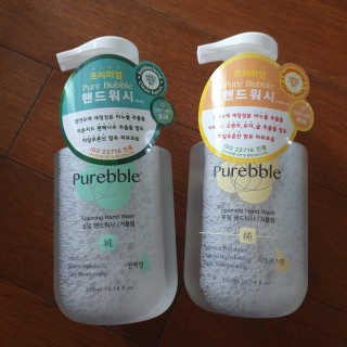 Purebble 당김없이 속촉촉_퓨어블 핸드워시 3종 [랜덤발송] — 5점을 준 리뷰어가 2020년 7월 올린 사용 사진