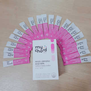 JW중외제약 마이코드 신바이오틱스 유산균 100억 — 5점을 준 리뷰어가 2020년 7월 올린 사용 사진