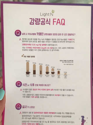 [감량공식] 다이어트 건강기능식품 신규 캠페인 — 3점을 준 리뷰어가 2020년 4월 올린 사용 사진