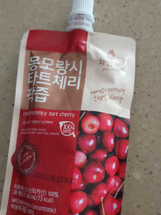 자연에온 몽모랑시 타트체리 착즙 100mL 10개입 2BOX — 5점을 준 리뷰어가 2020년 9월 올린 사용 사진