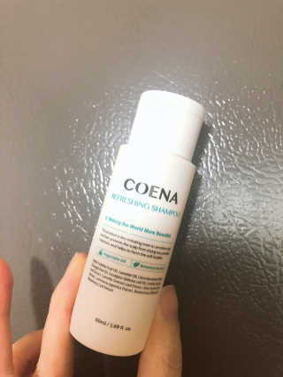 코에나샴푸 자연유래 식물성 코에나 샴푸 50ml — 5점을 준 리뷰어가 2020년 4월 올린 사용 사진
