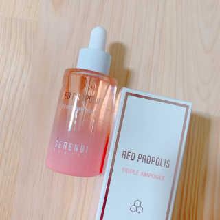 세렌디뷰티 레드 프로폴리스 트리플 앰플 — 4점을 준 리뷰어가 2020년 8월 올린 사용 사진