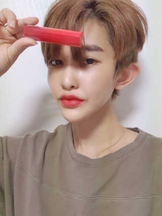 [블랙루즈] 컬러 락 하트 틴트 1+1 — 4점을 준 리뷰어가 2020년 7월 올린 사용 사진