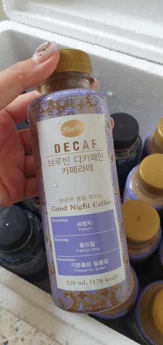 서울에프엔비 브루빈 디카페인 커피 2종 — 5점을 준 리뷰어가 2020년 9월 올린 사용 사진
