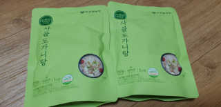한촌몰 설렁탕집 가마솥 도가니탕 350g x 2팩 — 4점을 준 리뷰어가 2020년 8월 올린 사용 사진