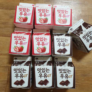 남양유업 맛있는 우유 GT 2종 초코/딸기 총 10ea — 5점을 준 리뷰어가 2020년 7월 올린 사용 사진