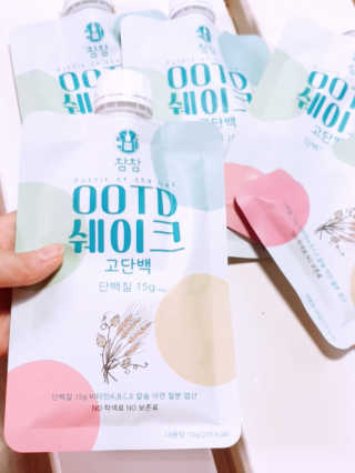 [꾸콤] 참참 OOTD쉐이크 고단백 일주일세트 50g x 5 — 5점을 준 리뷰어가 2020년 10월 올린 사용 사진