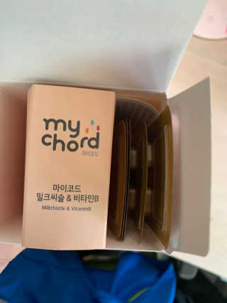 JW중외제약 마이코드 밀크씨슬 비타민B — 5점을 준 리뷰어가 2020년 8월 올린 사용 사진