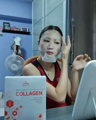 트리티스 [Treatis] Facial Sheet Mask — 5점을 준 리뷰어가 2020년 12월 올린 사용 사진
