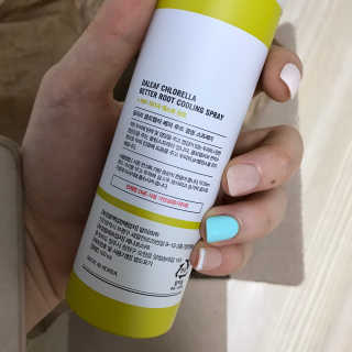달리프 클로렐라 베러 루트 쿨링 스프레이 100ml — 5점을 준 리뷰어가 2020년 8월 올린 사용 사진
