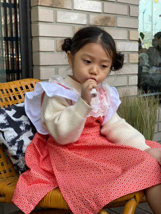 꼬메맘마 네이처 달리아핑크 립컬러 — 5점을 준 리뷰어가 2020년 4월 올린 사용 사진