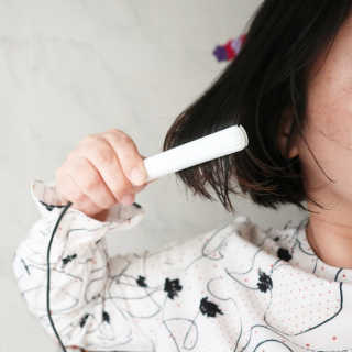 모즈헤어 휴대용 미니 고데기 — 5점을 준 리뷰어가 2020년 10월 올린 사용 사진