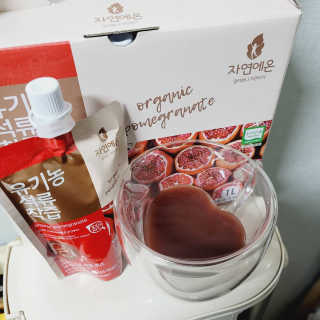 자연에온 유기농 석류 착즙 100mL 10개입 2BOX — 5점을 준 리뷰어가 2020년 12월 올린 사용 사진