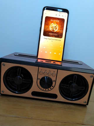 SEVIZ RETRO20W 레트로 블루투스 스피커 — 5점을 준 리뷰어가 2020년 7월 올린 사용 사진