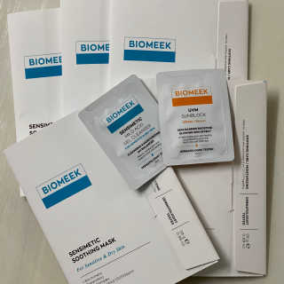 바이오믹 BIOMEEK SENSIMETIC SOOTHING MASK.S — 5점을 준 리뷰어가 2020년 6월 올린 사용 사진